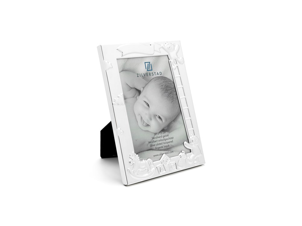 Fotorahmen Baby ABC 10 x 15 cm, versilbert anlaufgeschützt